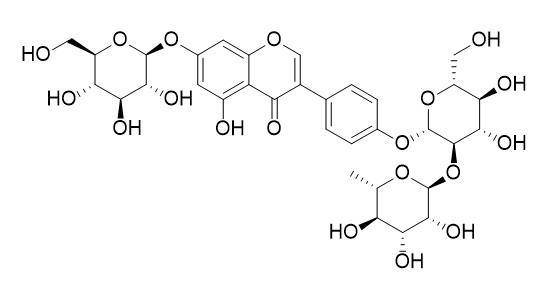 Genistein 7-O-beta-D-glucopyranoside-4-O-[alpha-L-rhamnopyranosyl-(1->2)-beta-D-glucopyranoside]